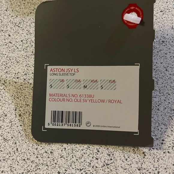 NWT Umbro long sleeve #7 jersey - Picture 7 of 8